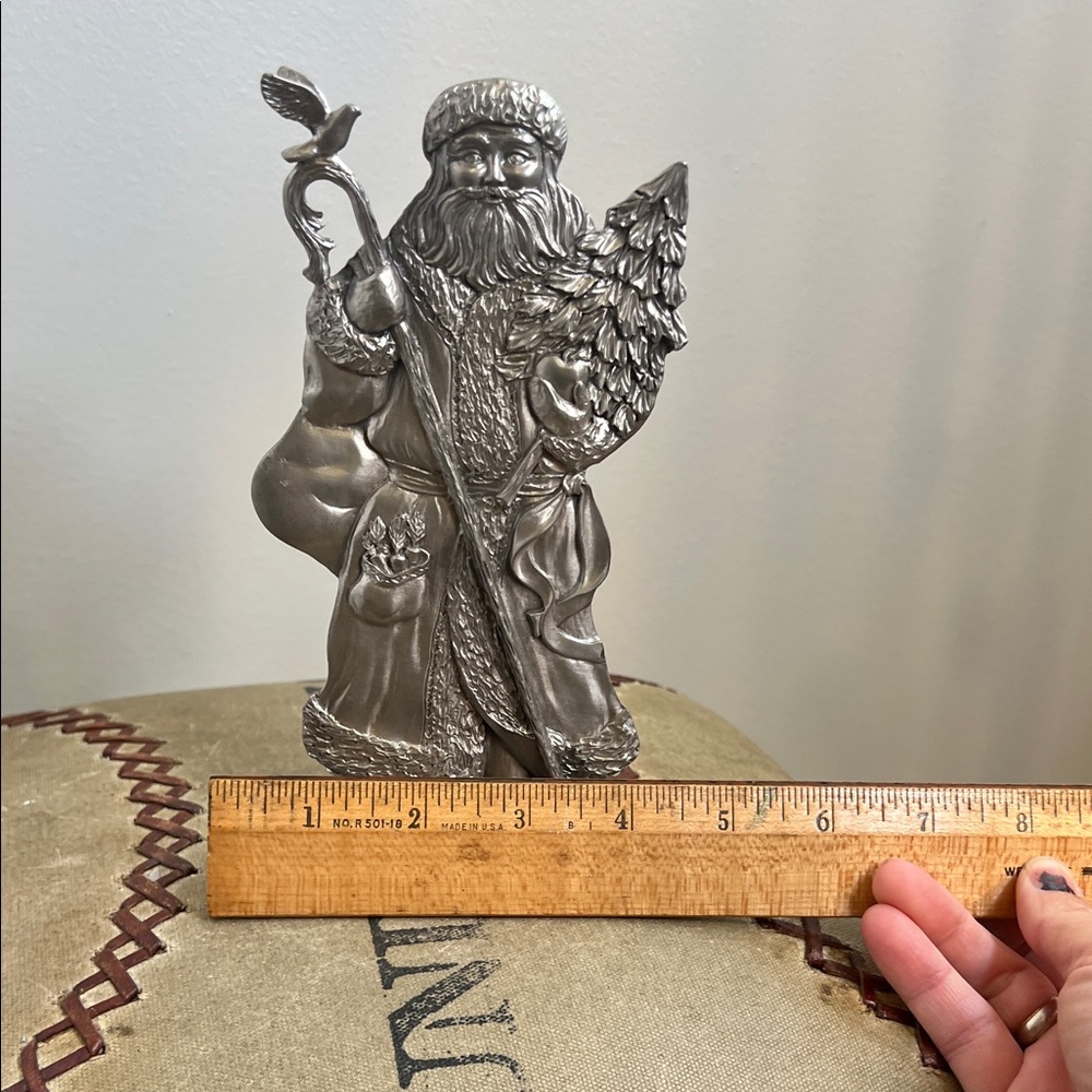 Silver Santa Claus Figurine - Picture 2 of 6